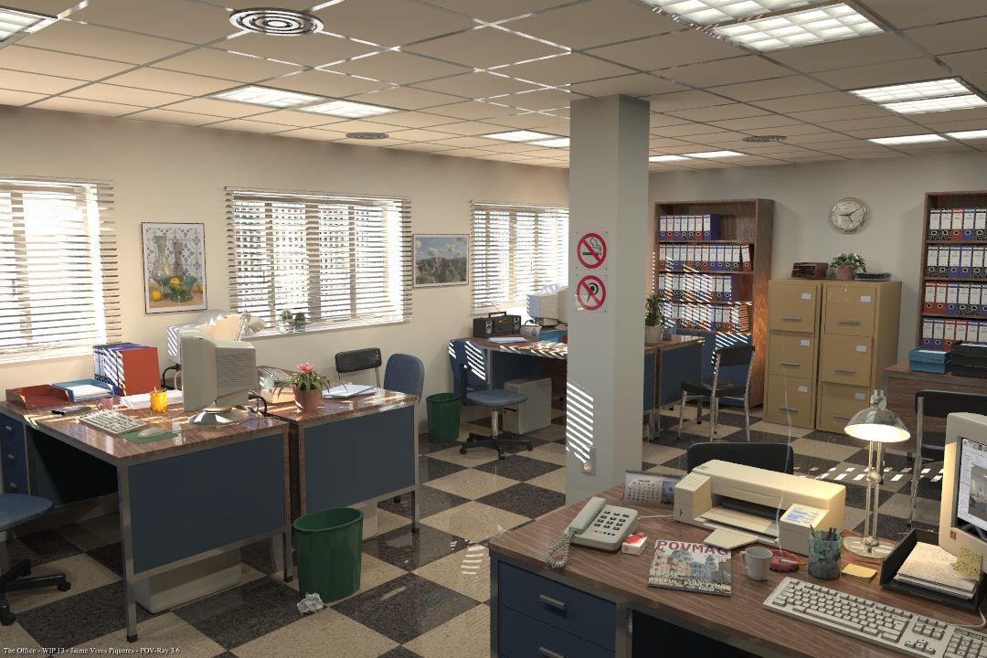 POV-Ray Hall of Fame: "Office"